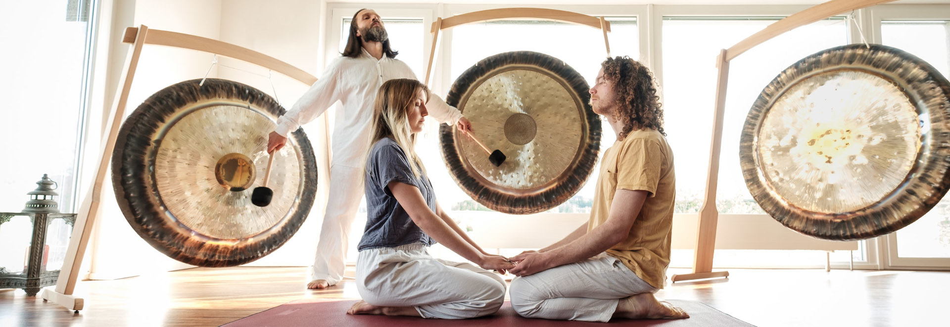 Gong makes meditation